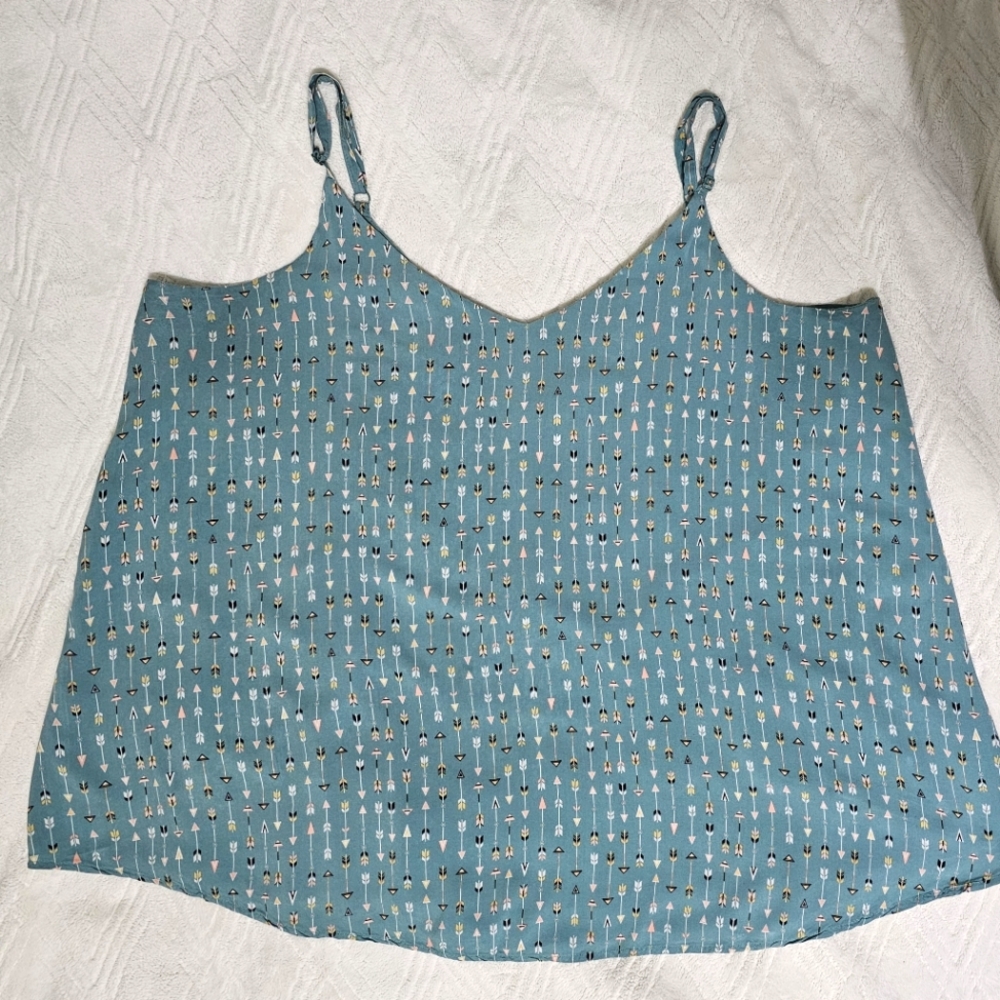 Torrid Dusty Blue Swing Cami - Sz 22/24